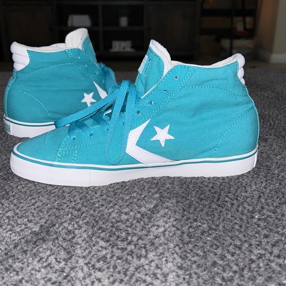 Converse All Star High Top Turquoise/White - Picture 6 of 11